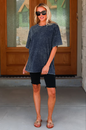 To Hold You In My Arms Washed Tee - Blackberry, Closet Candy, 3