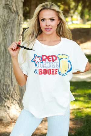 Tonight, I’ll Party Graphic Tee - Off White, Closet Candy, 6