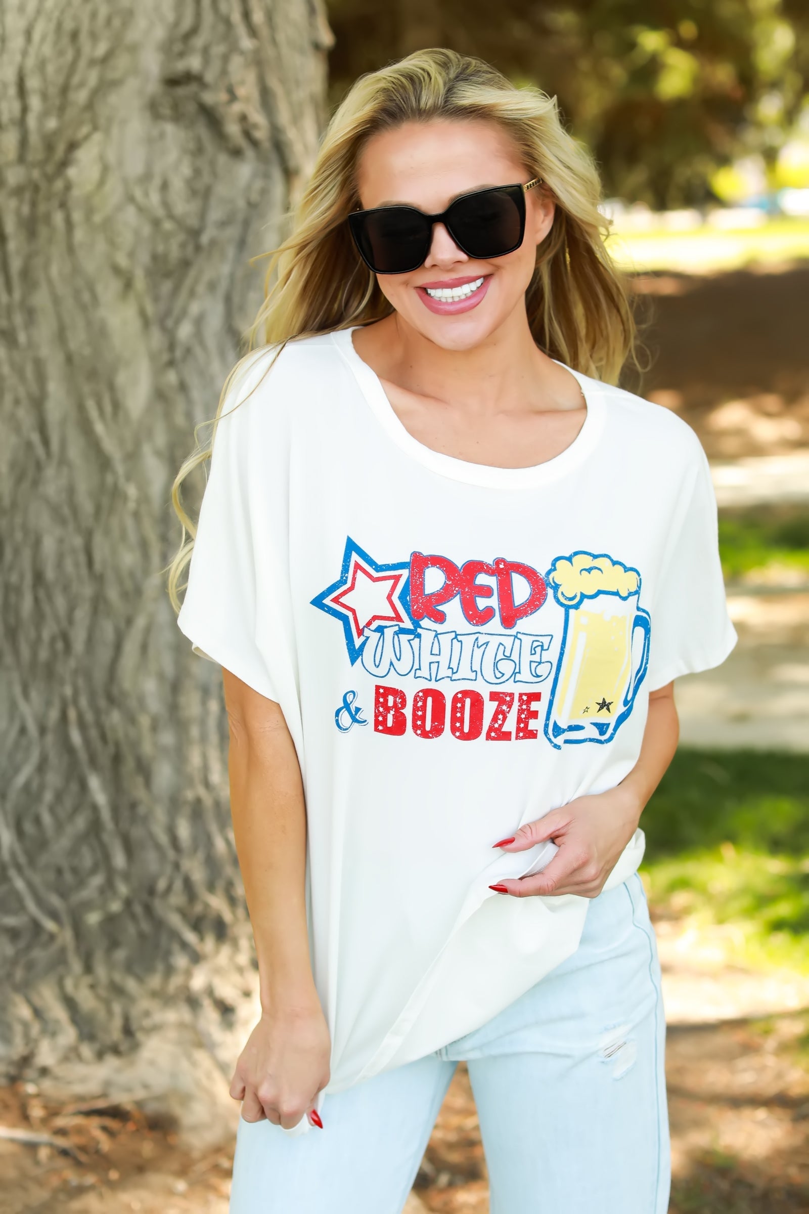 Tonight, I’ll Party Graphic Tee - Off White, Closet Candy, 1