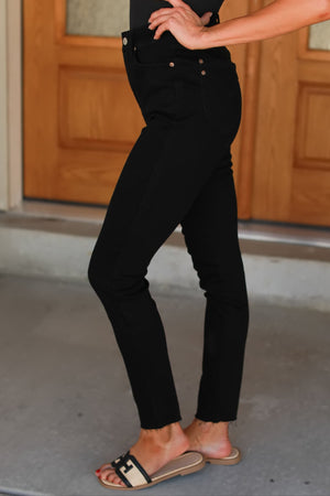 JUDY BLUE Not My Fault Skinny Jeans, Black, Closet Candy, 4
