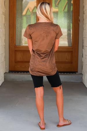 For The First Time Tunic Top - Camel, Closet Candy, 5