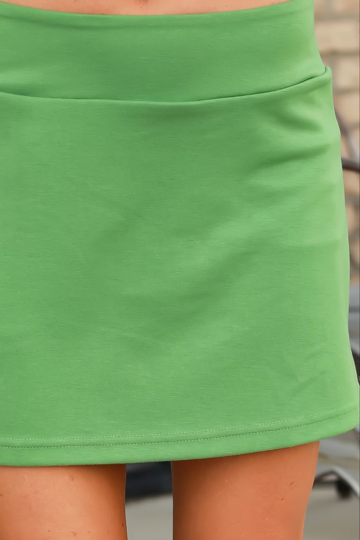 Out & About Mid Rise Skort - Green, Closet Candy, 1