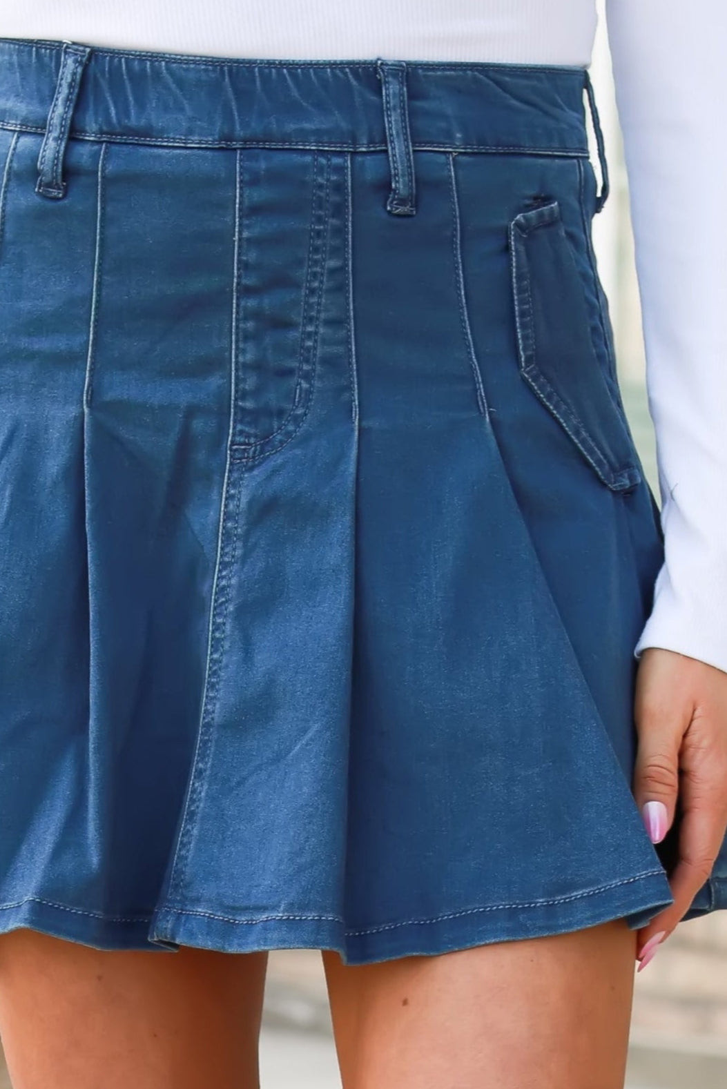 Denim Skirt - Closet Candy Boutique