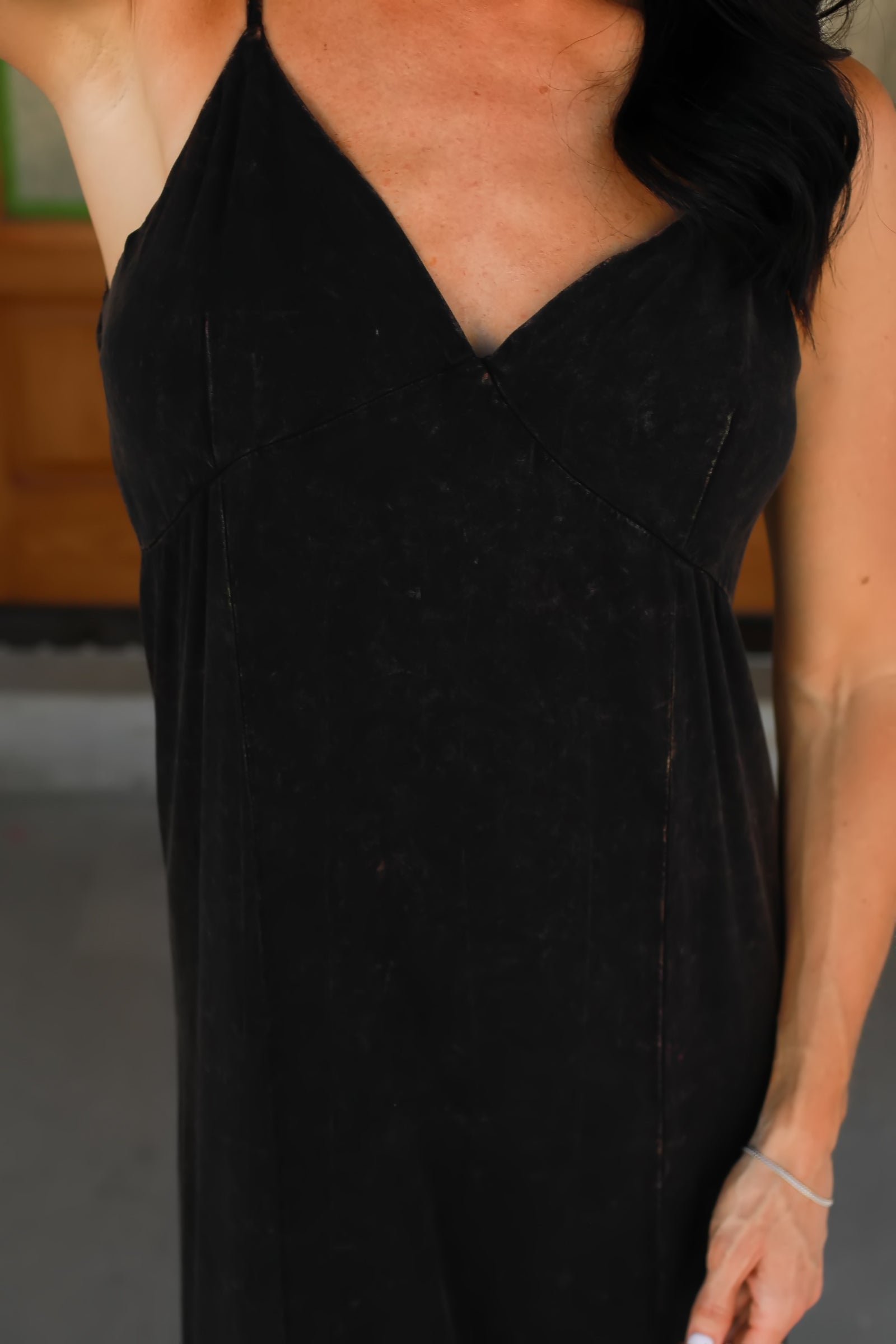 Somewhere in Between Maxi Dress - Ash Black, Closet Candy, 1