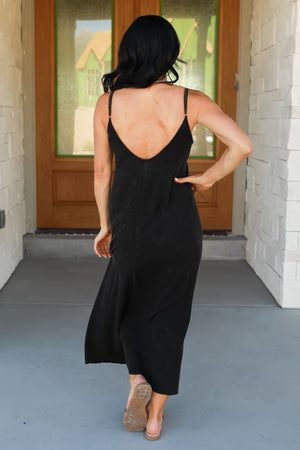 Somewhere in Between Maxi Dress - Ash Black, Closet Candy, 5