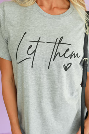 Gracefully Unbothered Graphic Tee, Gray, Closet Candy, 2