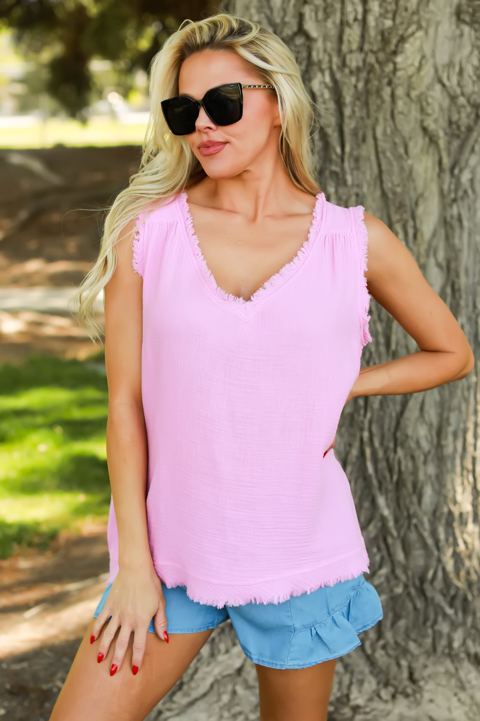 You’re the Sweetest Thing Tank Top - Candy Pink, Closet Candy, 1