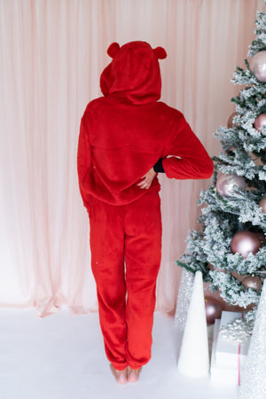 Holiday Sleep Pajama Set - Classic Red, Closet Candy, 6