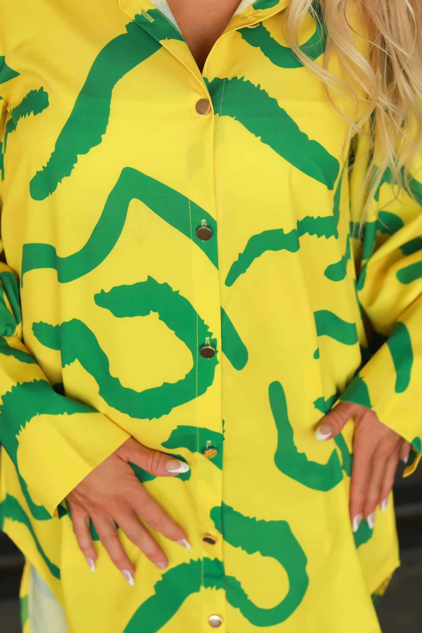 Wasn’t Just the Look Shirt Dress - Yellow, Closet Candy, 1