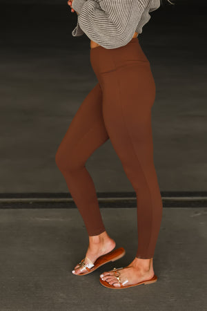 Nothing Feels Better Leggings - Brown, Closet Candy, 4