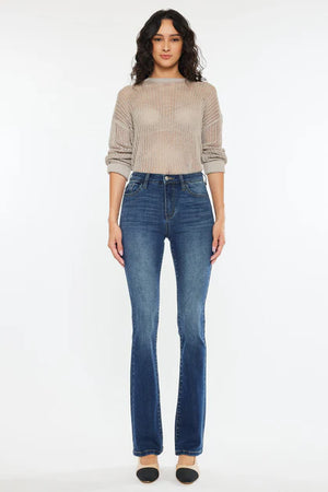 KANCAN Hope High Rise Skinny Bootcut Jeans - Medium Wash, Closet Candy, 3