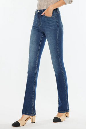 KANCAN Hope High Rise Skinny Bootcut Jeans - Medium Wash, Closet Candy, 4