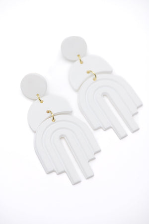 Endless Grace Earrings in Cream