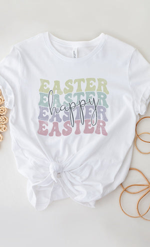 Pastel Bliss Easter Graphic Tee