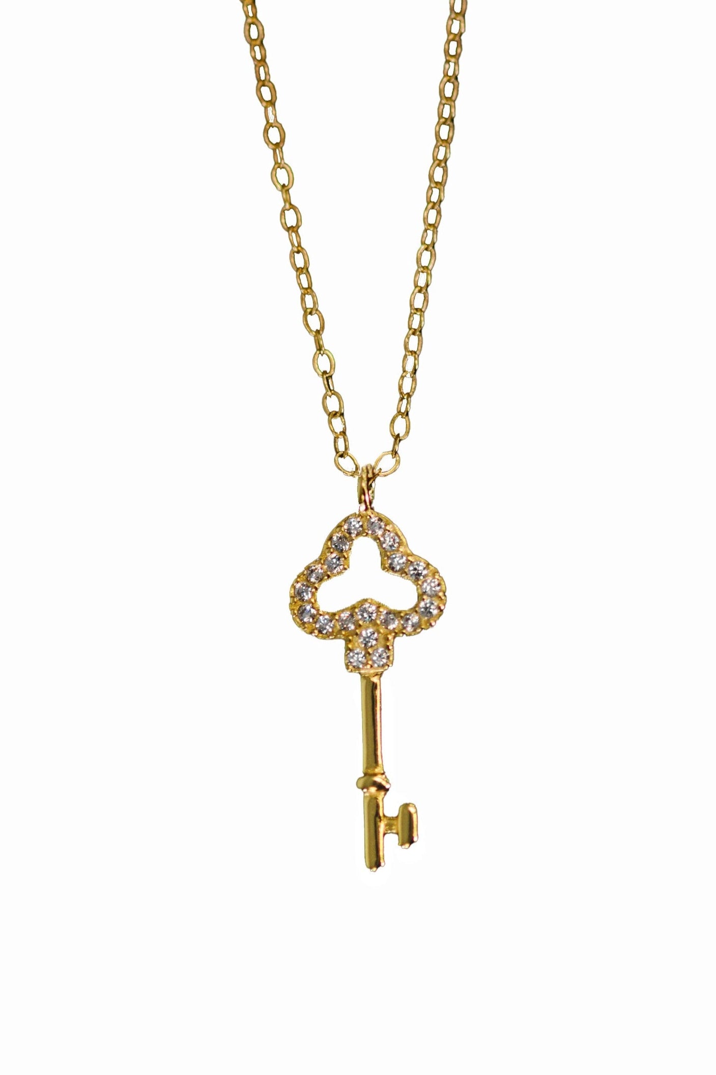 Key to Forever Necklace, Gold, Closet Candy, 1