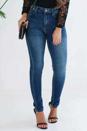 KANCAN Cora High Rise Skinny Jeans - Dark Wash new pics 23 closet candy 1