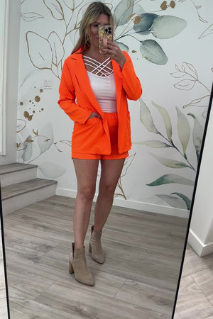 Flamin’ On the Run Set, Bright Orange, Closet Candy, Rachel Fit Video