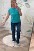 The One We Always Grab Casual Tee - Lt. Teal, Closet Candy, Rachel Fit Video