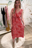 Amber Tie-Waist Maxi Dress, Orange, Closet Candy, Rachel Fit Video