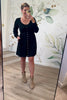 Love Me Like You Do Magic Mini Dress, Black, Closet Candy, Rachel Fit Video