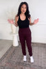 AMPED UP BUTTER SOFT JOGGER WITH SIDE POCKETS CLOSET CANDY BRIDGETTE FIT VIDEO