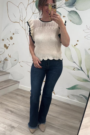 Sugar & Spice Knit Top, Beige, Closet Candy, Rachel Fit Video