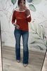 Pumpkin Spice Long Sleeve Tee, Closet Candy, Rachel Fit Video