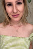 Guiding Grace Sparkling Cross Necklace - Gold, Closet Candy, Rachel Fit Video