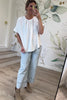 Luxe Pleat Top, White, Closet Candy, Rachel Fit Video