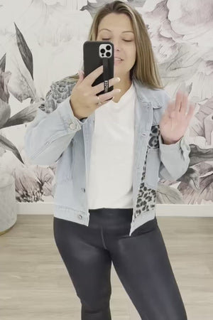 Spot On Denim Jacket - Light Wash