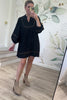 Chic & Spotted Dress, Black, Closet Candy, Rachel Fit Video