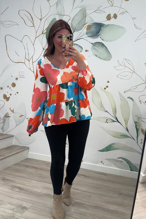 Blossom Lane Top, Floral, Closet Candy, Rachel Fit Video