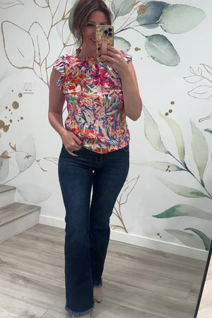 Flirty Flight Top, Multicolor, Closet Candy, Rachel Fit Video