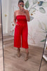 Call It What You Want Strapless Jumpsuit - Ruby, Rachel Fit Video