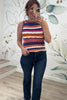 Max Aura Points Striped Knit Tank, Closet Candy, Rachel Fit Video