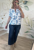 Pleats in the Sun Blouse, Sky Blue, Closet Candy, Rachel Fit Video
