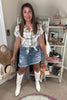 KANCAN Maylan Asymmetrical Denim Skirt  Closet Candy Nikki B. fit video