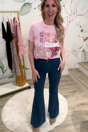 HYFVE Roxie High Waist Flared Jeans - Dark Wash, Closet Candy, Rachel Fit Video