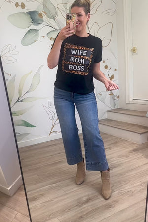 Stronger Than Yesterday Graphic Tee - Black, Closet Candy, Rachel Fit Video