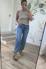 RISEN Cali Cropped Wide Leg Jeans, Light Wash, Closet Candy, Rachel Fit Video