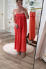 Zahara Breezy Cami Jumpsuit - Red Orange, Closet Candy, Rachel Fit Video