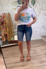 I'm Forever Here High Rise Bike Shorts - Dark Wash, Closet Candy, Rachel Fit Video