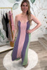 Pastel Prism Maxi Cami Dress - Sage, Closet Candy, Rachel Fit Video