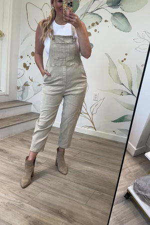 You'd Be The One Overalls - Sand Beige, Closet Candy, Rachel Fit Video