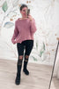 Made You Look Asymmetric Sweater - Light Rose, Closet Candy, Rachel Fit Video