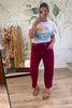 Love Will Find Wide Leg Pants - Wine, Closet Candy, Rachel Fit Video