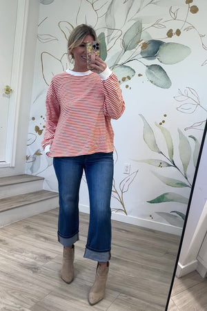Pumpkin Spice Sweatshirt, Orange, Closet Candy, Rachel Fit Video