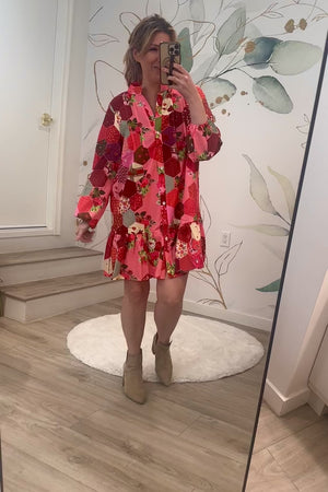 Sweet Serenade Ruffle Dress - Pink, Closet Candy, Rachel Fit Video