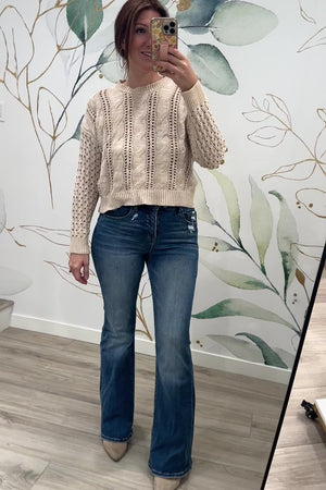 Warm Gratitude Cable Knit Sweater, Closet Candy, Rachel Fit Video