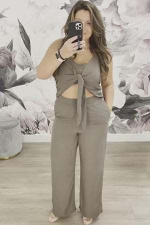 Taking It Home Jumpsuit - Olive, Closet Candy, Video